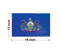 12"x18" Pennsylvania Nylon Outdoor Flag